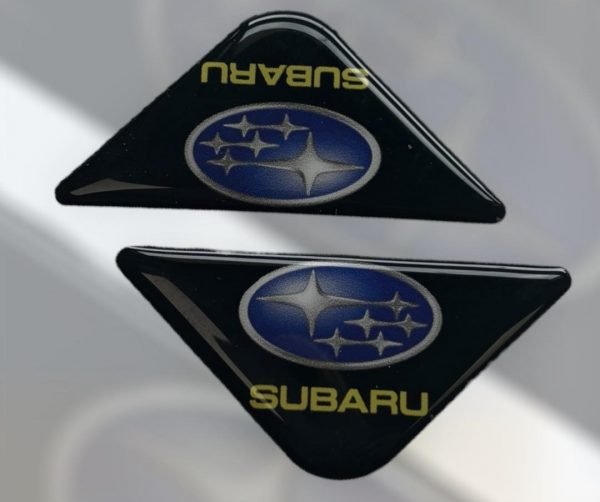Subaru Corner Badge Pair