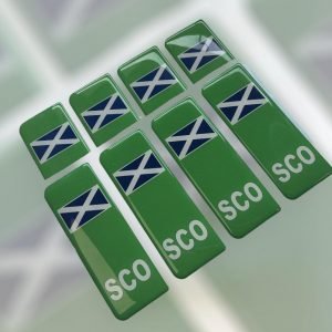Scotland EV Euro Side Badge Pair