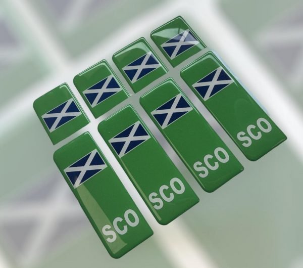 Scotland EV Euro Side Badge Pair