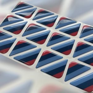 BMW M-Sport Corner Badge Pair