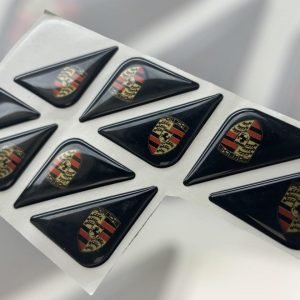 Porsche Corner Badge Pair