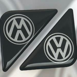 Volkswagen Corner Badge Pair