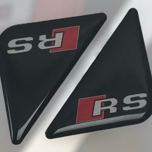 Audi RS Corner Badge Pair