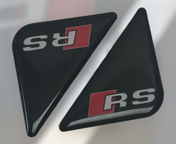 Audi RS Corner Badge Pair