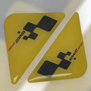 Renault Spot Corner Badge Pair