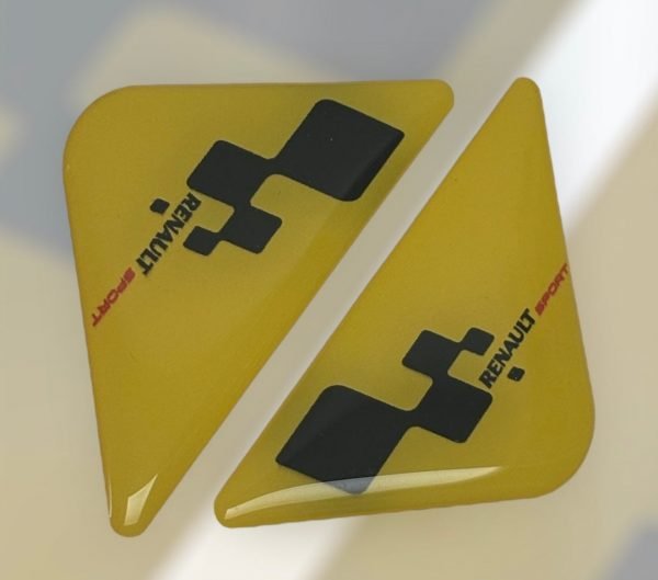 Renault Spot Corner Badge Pair