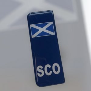 Scotland Euro Side Badge Pair