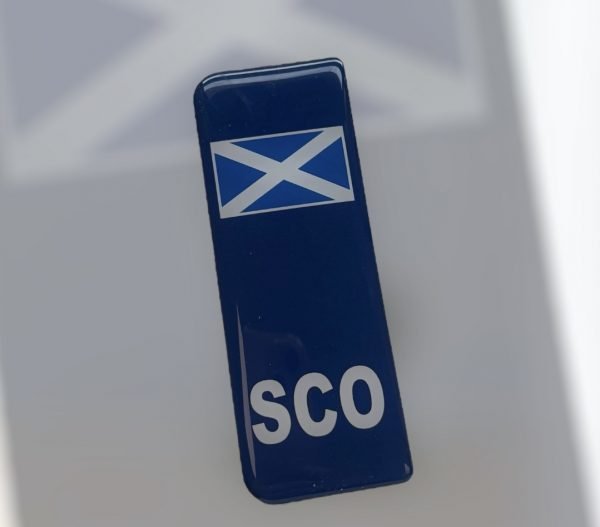 Scotland Euro Side Badge Pair