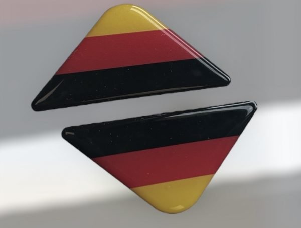 German Corner Badge Pair