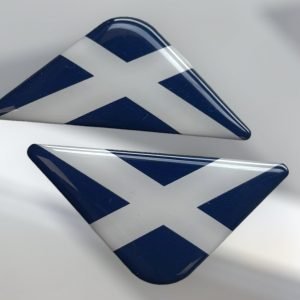 Scotland Corner Badge Pair