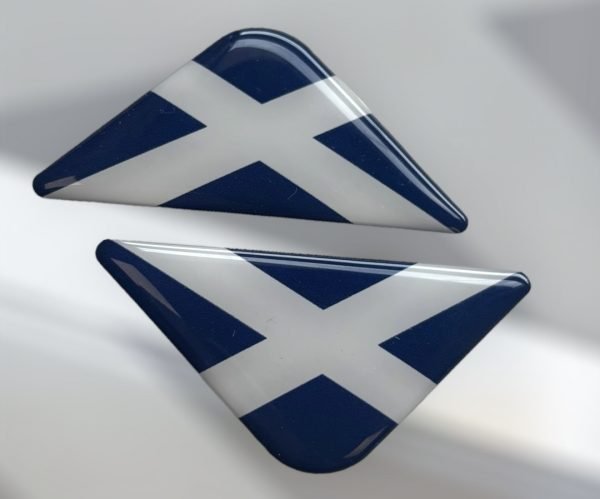 Scotland Corner Badge Pair